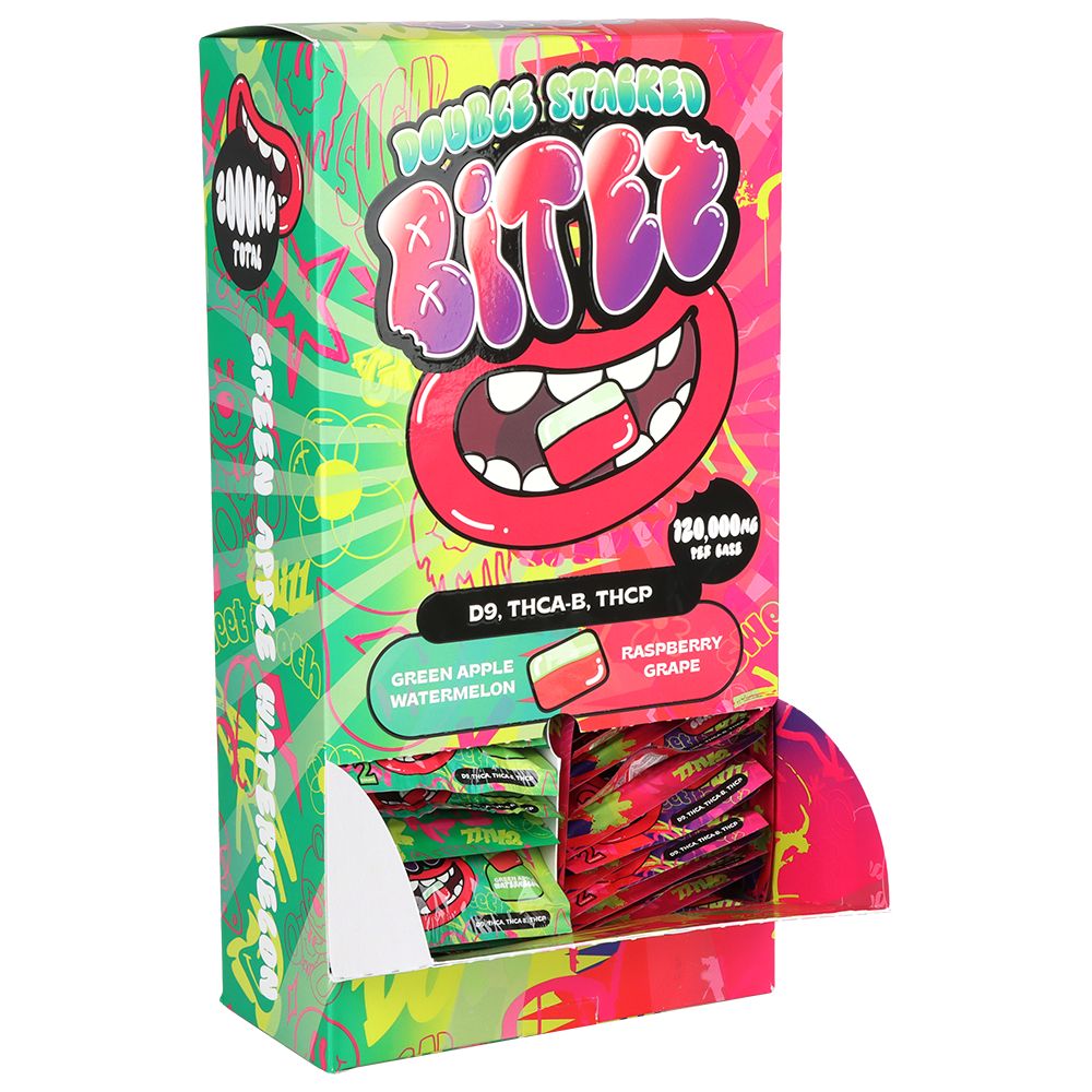 Double Stacked THC Bitez | 2000mg | 2pc | 60pk Display