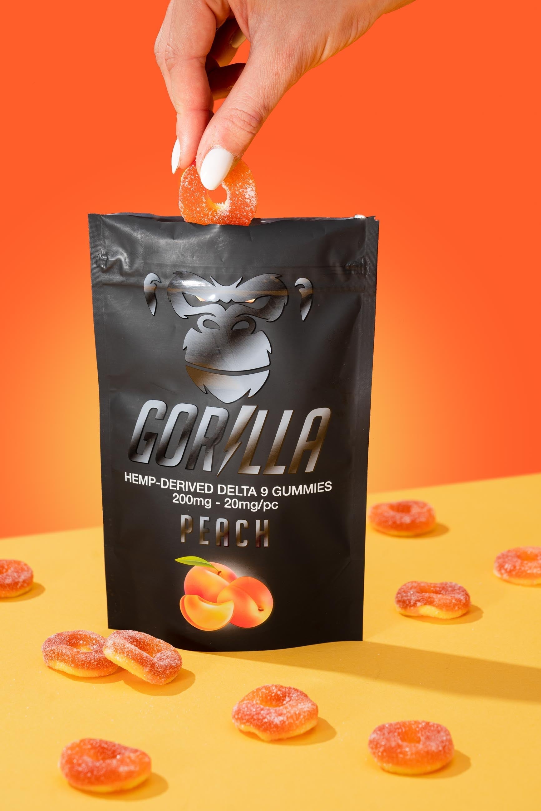 Gorilla THC Gummies - 20MG Delta 9 (10pc)